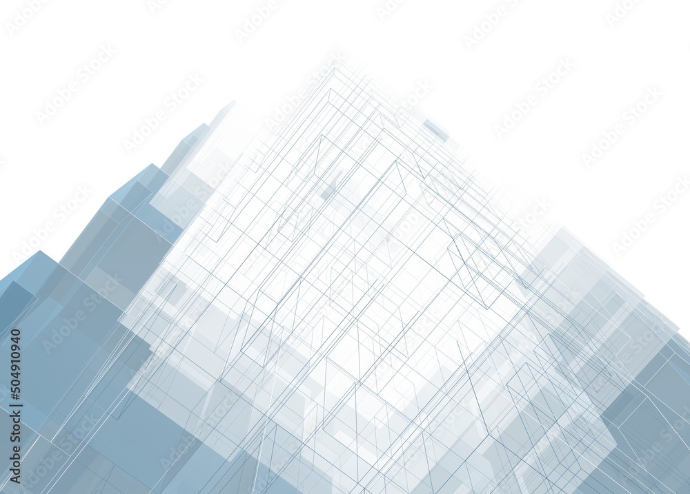Fototapeta premium modern glass building