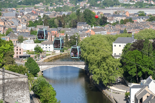 Fotografie Belgique Wallonie Namur tourisme ville monument immobilier téléphérique transpor