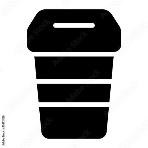 coffee breaks glyph icon