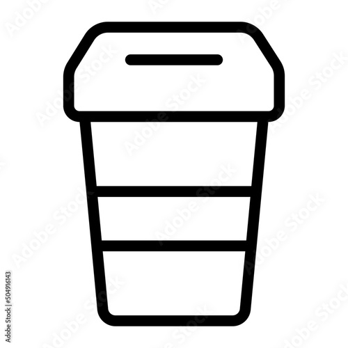 coffee breaks line icon