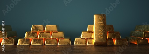 Fine Gold Bars 1kg photo