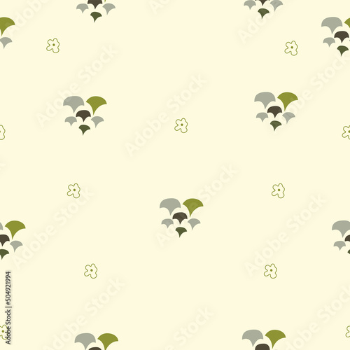 Handdrawn seamless pattern. Simple texture for backround, fabric or other types of design.