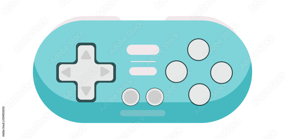 Console Video Game Joystick. Vector illustration Console Video Game Joystick. Vector illustration