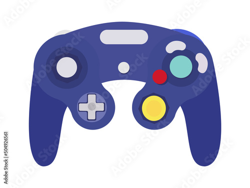 Console Video Game Joystick. Vector illustration