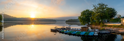 Bootsverleih Biggesee Panorama photo