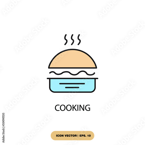 cooking icons  symbol vector elements for infographic web