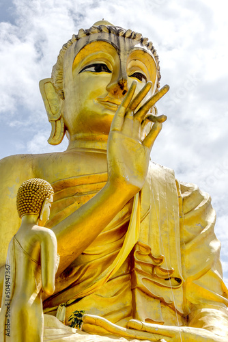 temple in satthahip thailand photo