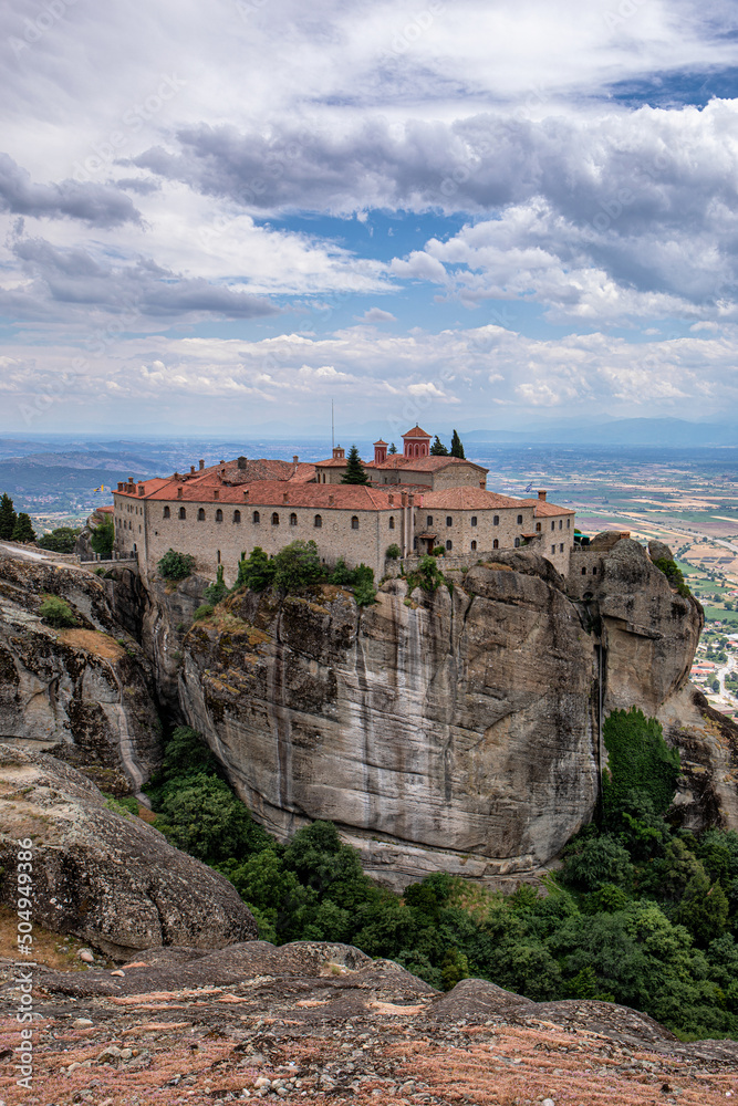 Meteora monasteries region of thessaly in Greece