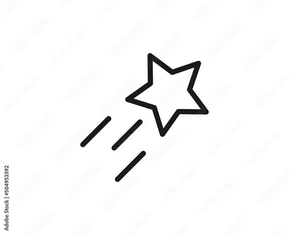 Black line icon on white background Black line icon on white background