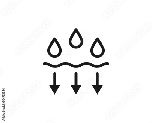 Beauty line icon on white background