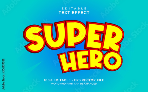 Superhero Text Effect