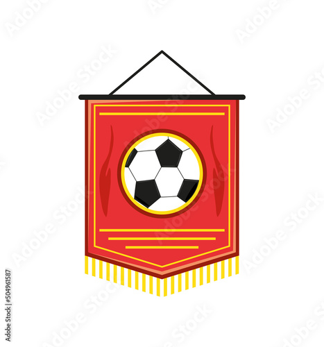 soccer pennant decoration