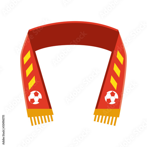 soccer fan scarf