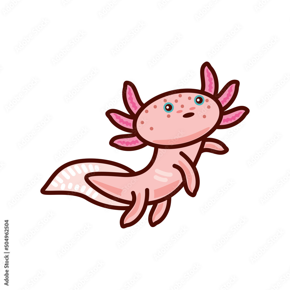 Fototapeta premium axolotl exotic animal