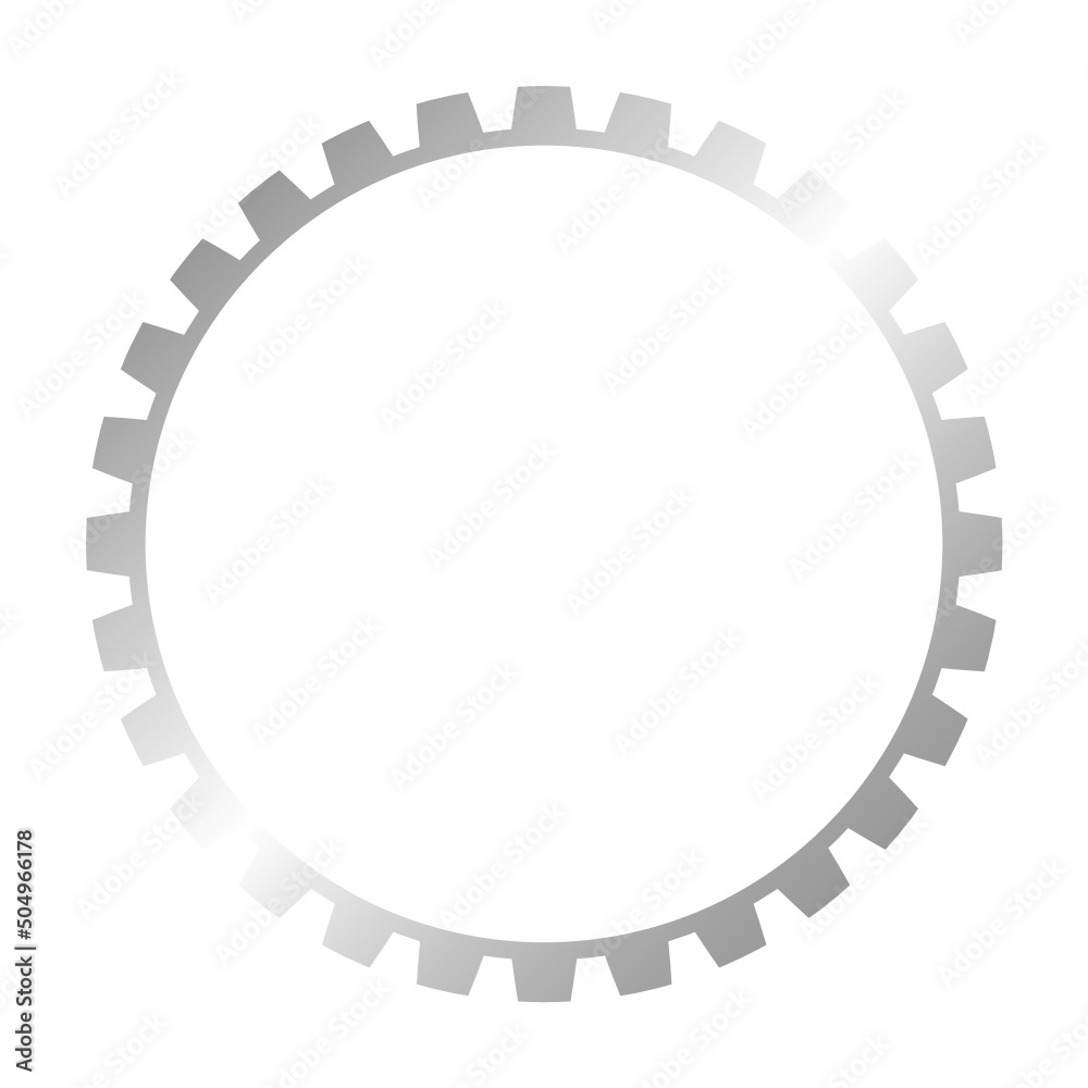 Silver gear frame