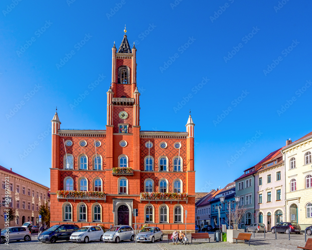Rathaus, Kamenz, Sachsen, Deutschland