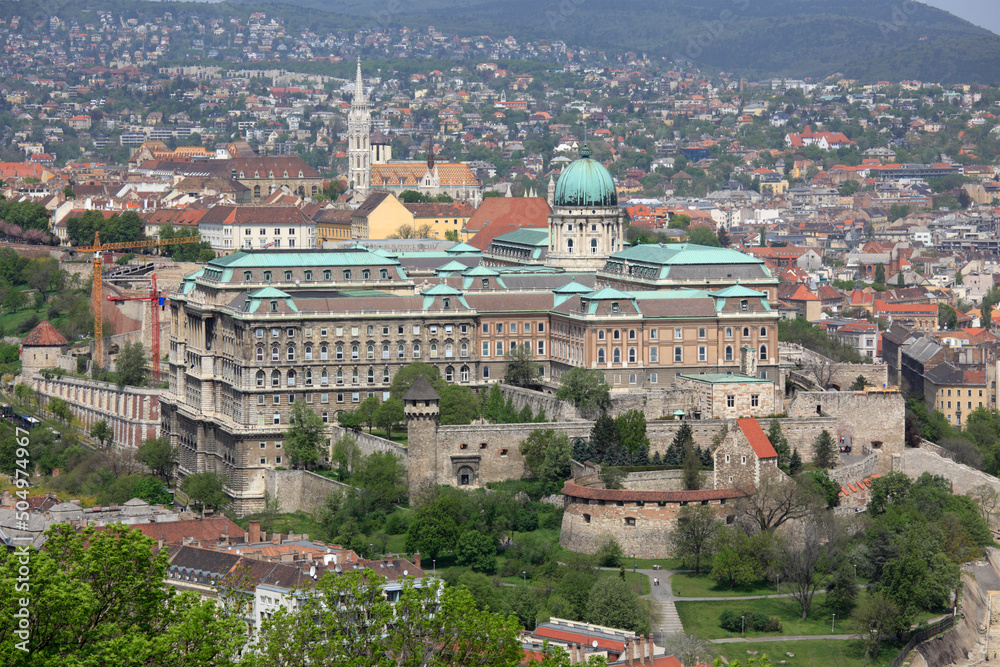 The Buda Castle complex, Budapest, Hungary