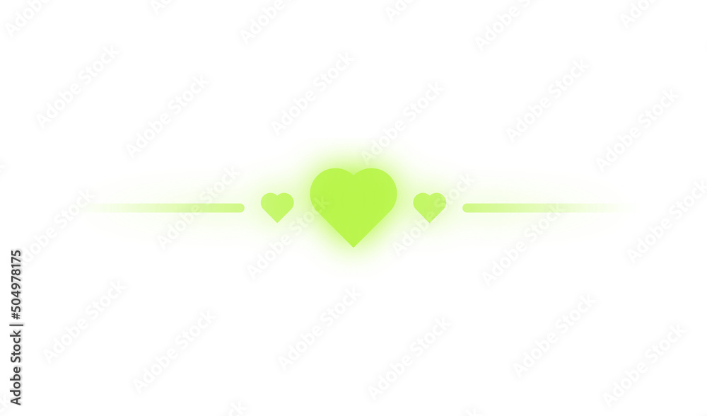 neon love heart divider neon love heart divider