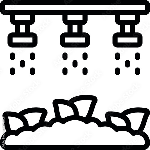Irrigation Water Plants Icon