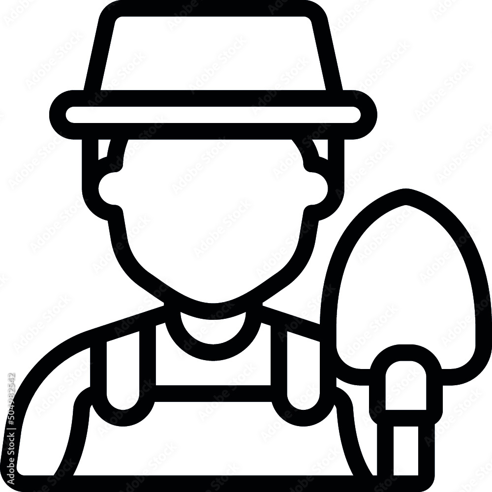 Male Farmer Icon Male Farmer Icon
