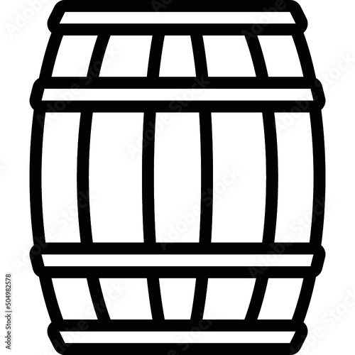 Wooden Barrell Icon