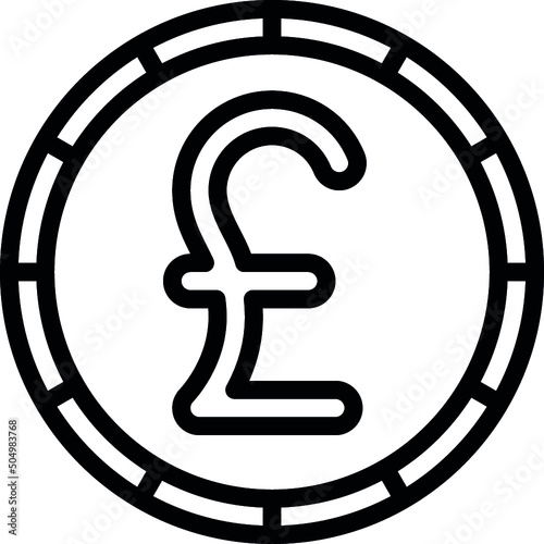 Pound Coin Icon