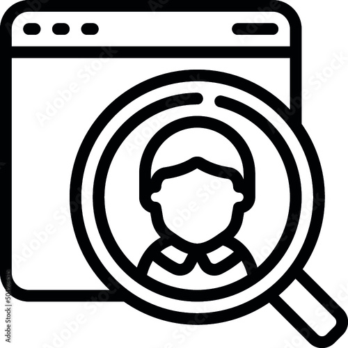 Search For Employees Icon