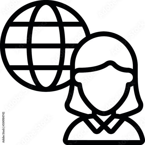 Internet Worker Icon
