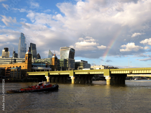 Rainbow over London © Calming Presence