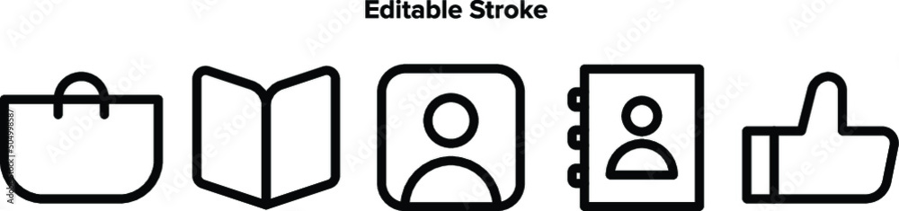 Interface line icons pack. Vector graphic illustration. Suitable for website design, logo, app, template, and UI. Interface line icons pack. Vector graphic illustration. Suitable for website design, logo, app, template, and UI.