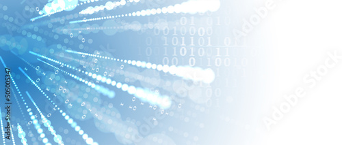 Quantum processing. Deep learning artificial intelligence. Future new technology  for business or science presentation