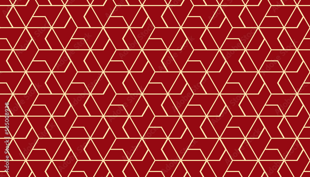 The geometric pattern with lines. Seamless vector background. Gold and red texture. Graphic modern pattern. Simple lattice graphic design The geometric pattern with lines. Seamless vector background. Gold and red texture. Graphic modern pattern. Simple lattice graphic design