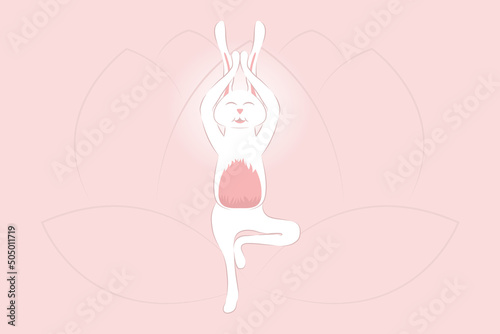 Yoga Rabbit Vrikshasana Tree Pose