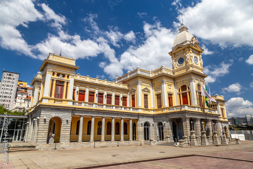 Building of the Museum of Arts and Crafts at the Station Square in Belo Horizonte, Minas Gerais, Brazil.