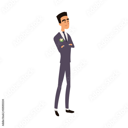 groomsman character icon