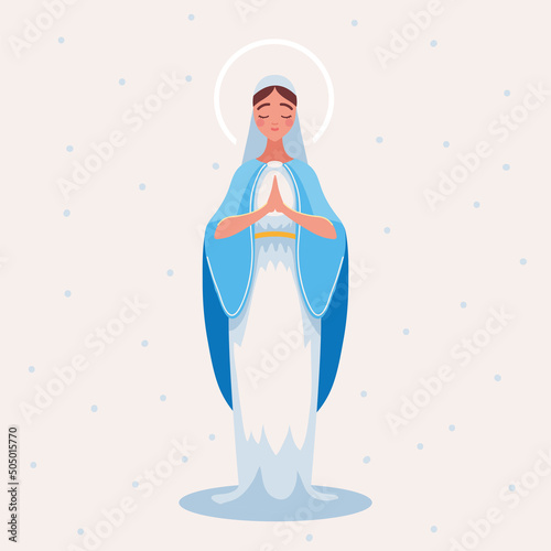cute virgin Mary