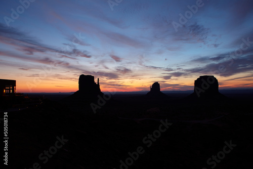 Sunrise at Monument Valley  Arizona  United States