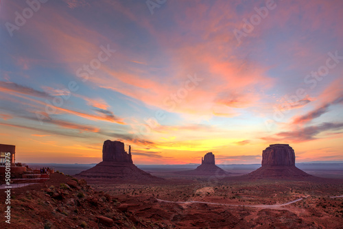 Sunrise at Monument Valley  Arizona  United States