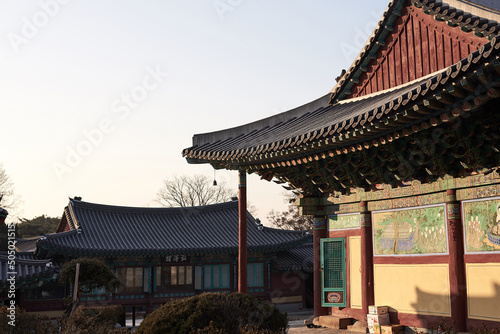 Yongjusa Temple is an old temple in Korea. 