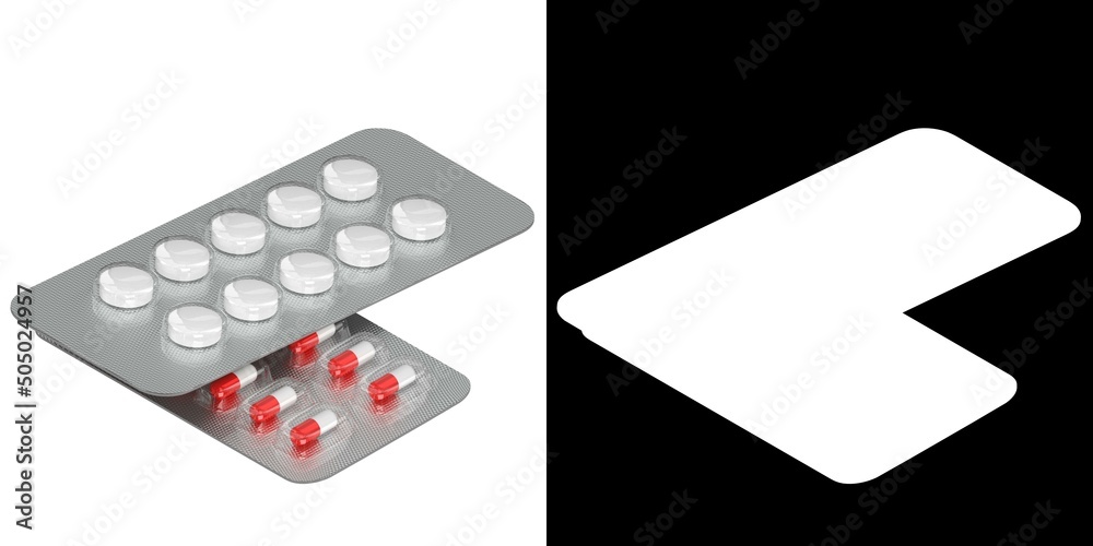 3D rendering illustration of some pharmaceutical pills 3D rendering illustration of some pharmaceutical pills