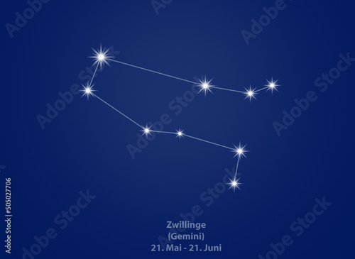 Sternbild Zwillinge (Gemini) photo