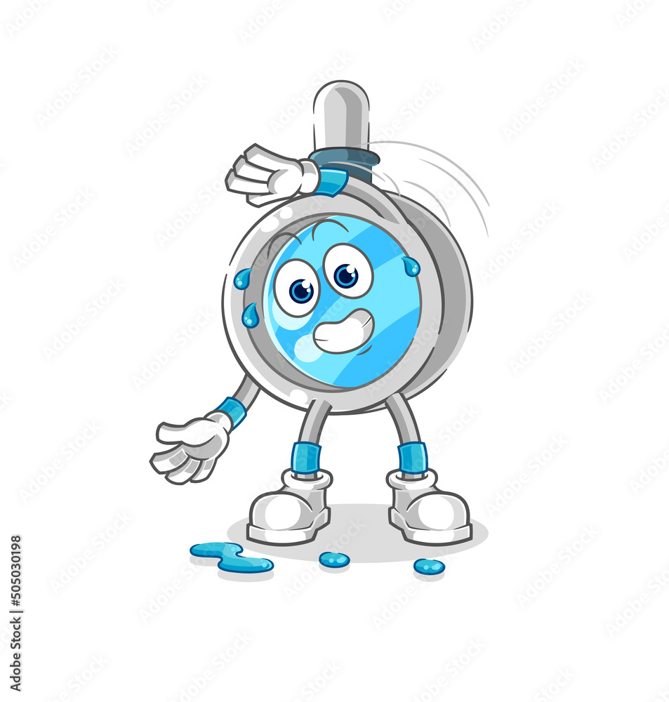magnifying glass stretching character. cartoon mascot vector magnifying glass stretching character. cartoon mascot vector