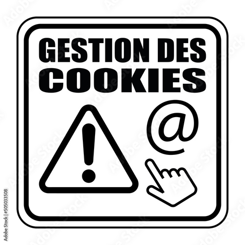 Logo gestion des cookies.