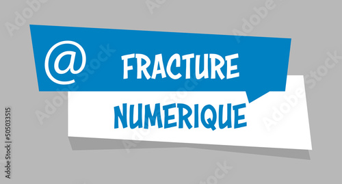 Logo fracture numérique.