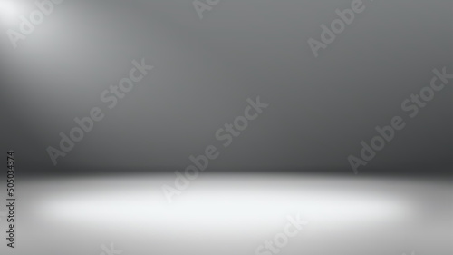 Dark gray contrast background for product presentation with right light, empty stage to show something