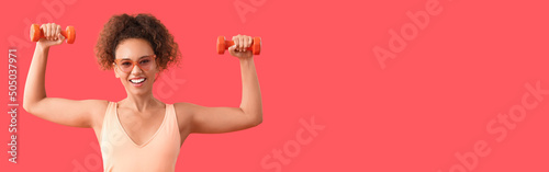 Sporty young African-Americ...