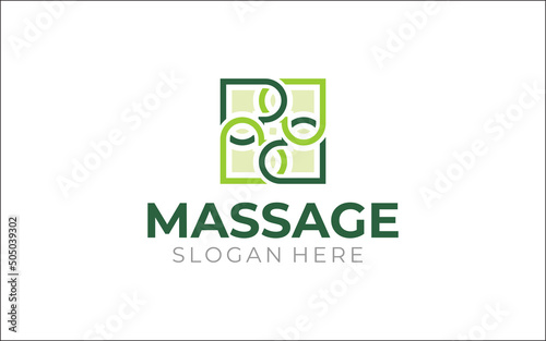 Illustration graphic vector for massage therapy, health care logo design template