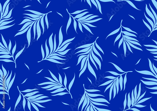 Palm leaves, hawaii seamless pattern ,textile art, fashion artwork for shirt print, hand-draw line art background, fashion artwork for Fabric print, Scarf, Shawl, Carpet, Kerchief, Handkerchief