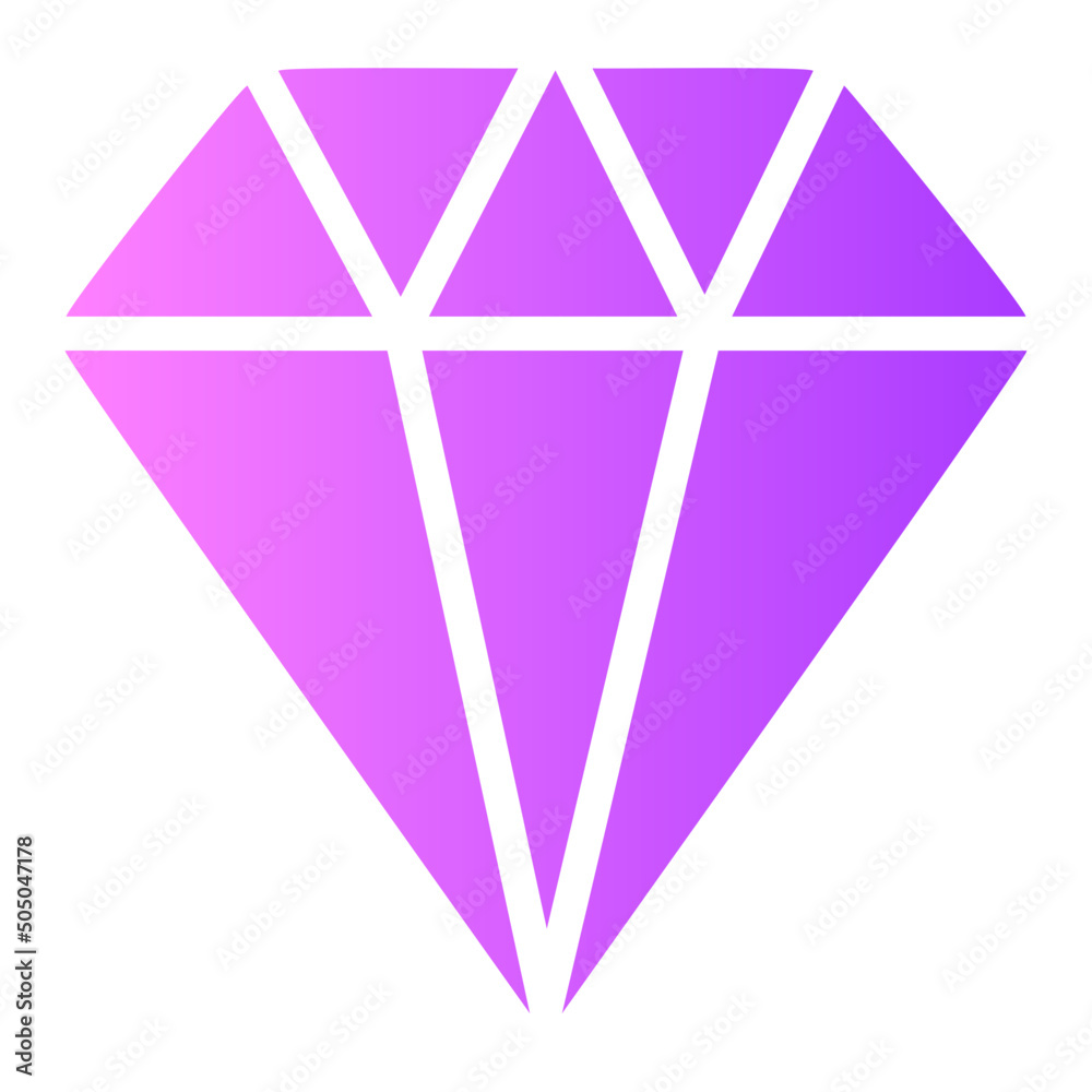 diamond gradient icon diamond gradient icon