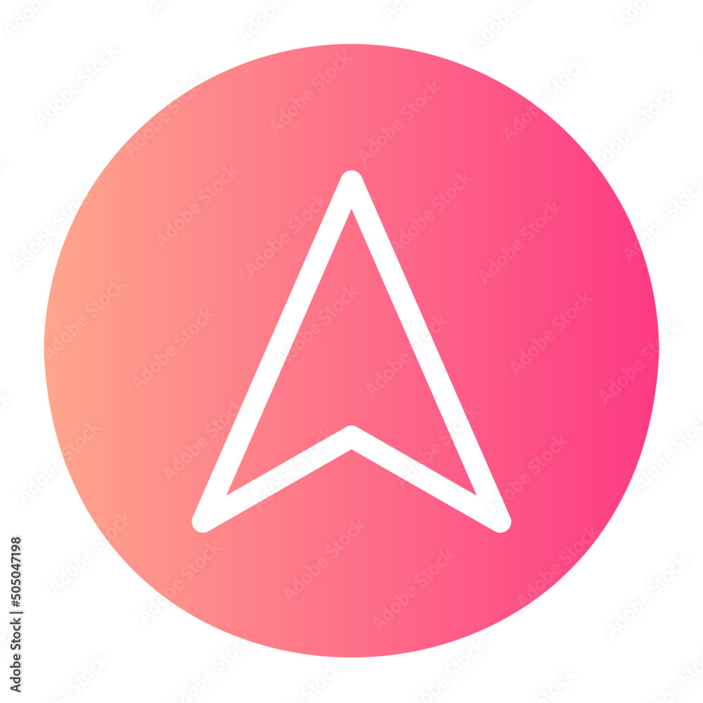 navigation gradient icon navigation gradient icon